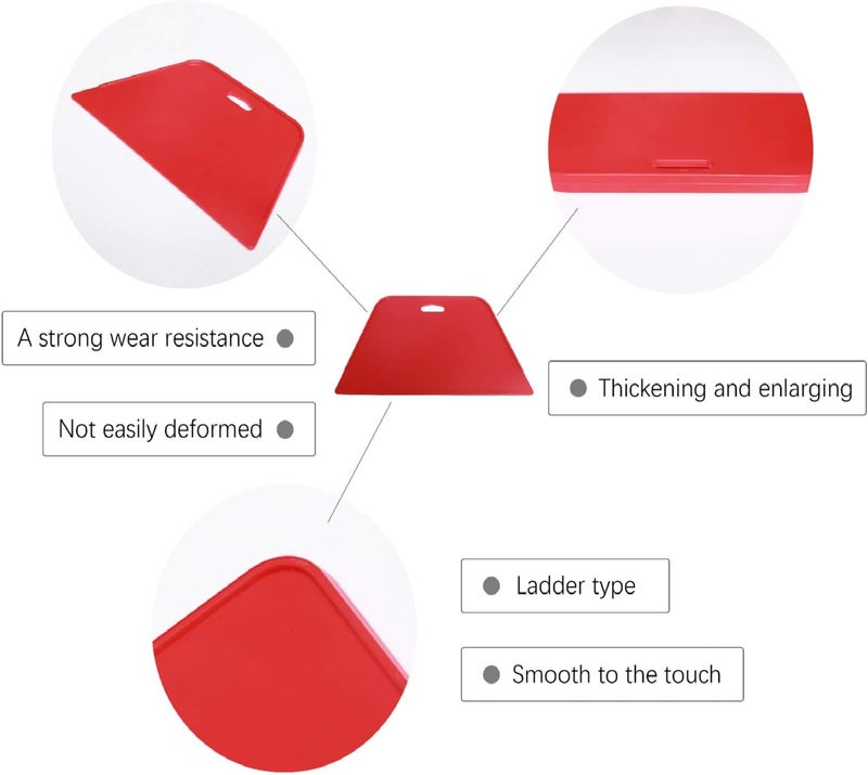 Grajar Wallpaper Smoothing Tool Kit for Contact Paper Peel and Stick Wallpaper Car Wrap Vinyl Window Tint Glass Film - Image 5